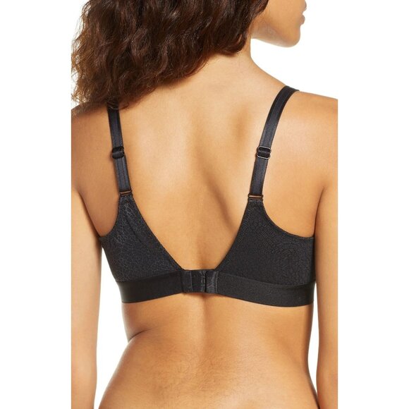 🆕CHANTELLE C Magnifique Wireless Non-Padded Minimizer Bra 34DDD Black #1892 - Picture 2 of 11